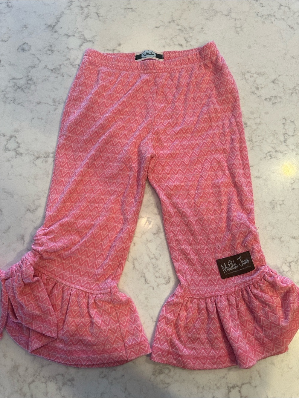 Matilda Jane Pink Girls' Ruffle  Pants